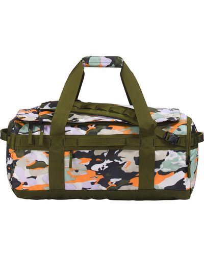 The North Face Base Camp Voyager 62L Duffel Bag Forest Grounded Floral Print - Green