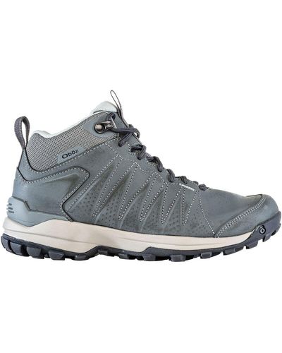 Obōz Sypes Mid Leather B-Dry Hiking Boot - Gray
