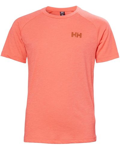 Helly Hansen Loen Tech Short-Sleeve T-Shirt - Pink