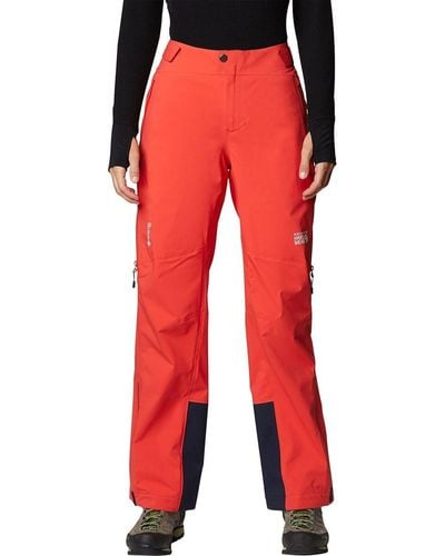 Mountain Hardwear Exposure 2 Pro Light Pant - Red