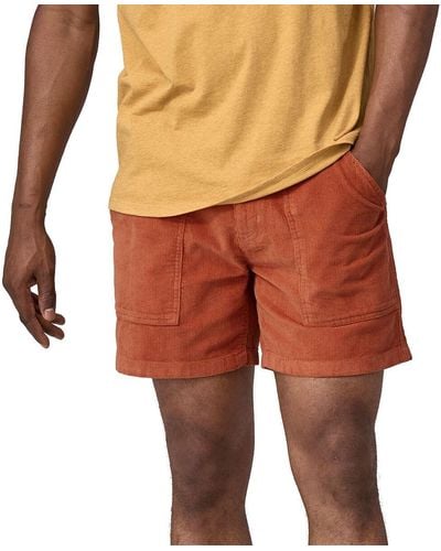 Patagonia Organic Cotton Cord 6In Utility Short - Red