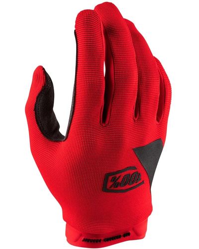 100% Ridecamp Glove - Red