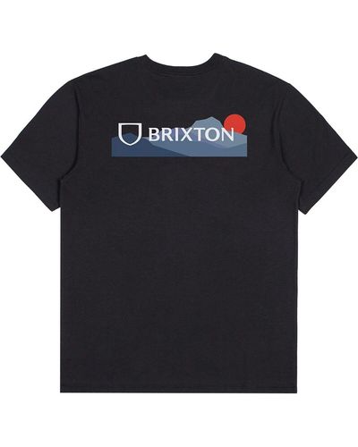 Brixton Alpha Block Short-Sleeve T-Shirt - Black