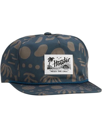 Howler Brothers Unstructured Snapback Hat Los Hermanos Circulo: Light - Blue