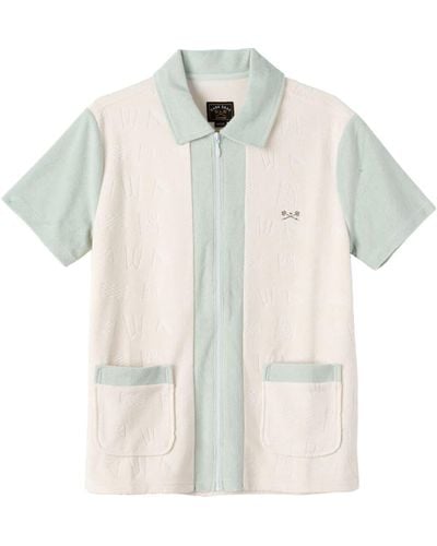 Dark Seas Sundowner Knit Short-Sleeve Shirt - Natural