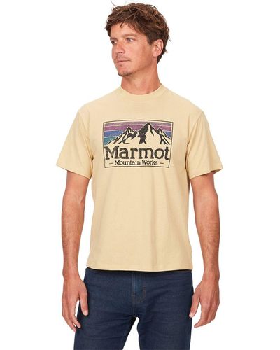 Marmot Mmw Gradient T-Shirt - Natural