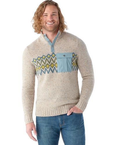 Smartwool Heavy Henley Sweater - Gray