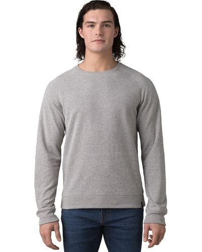 Prana Cardiff Fleece Crew - Gray