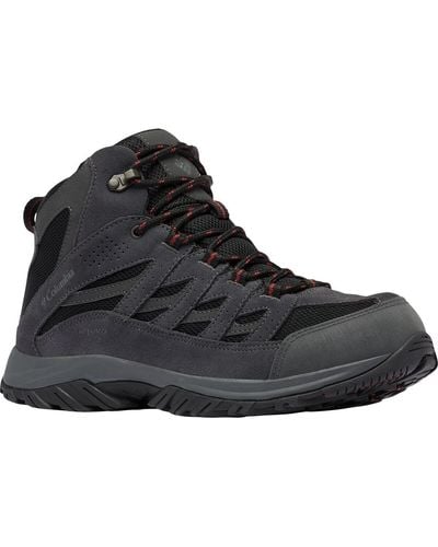 Columbia Crestwood Mid Waterproof Hiking Boot - Black