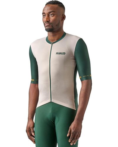 Pedaled Logo Cycling Jersey - Green