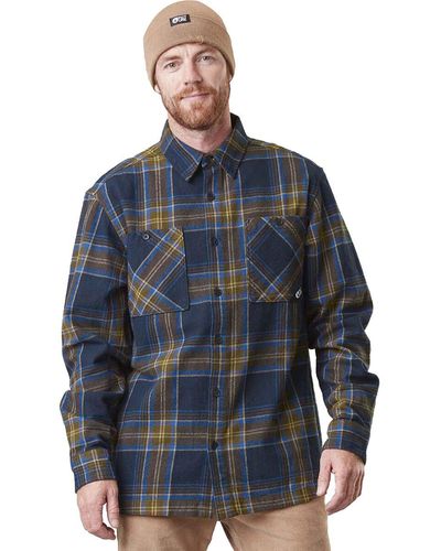 Picture Relowa Flannel Shirt - Blue