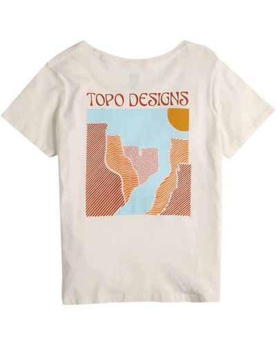 Topo Canyons T-Shirt - White