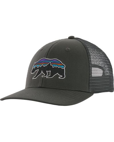 Patagonia Fitz Roy Bear Trucker Hat - Gray