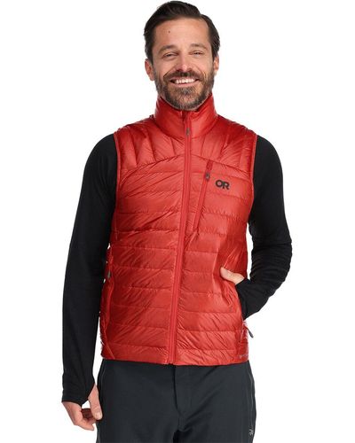 Outdoor Research Helium Down Vest - Red