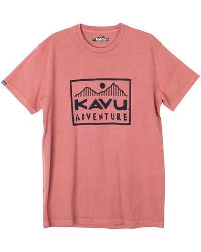 Kavu Set Off T-Shirt - Pink