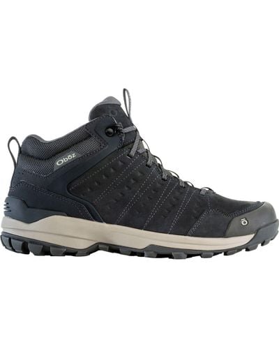Obōz Sypes Mid Leather Waterproof Hiking Boot - Black