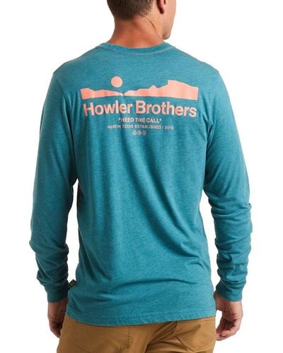 Howler Brothers Select Long-Sleeve T-Shirt - Blue