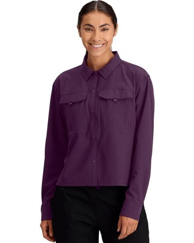 The North Face First Trail Upf Long-sleeve Shirt - Purple