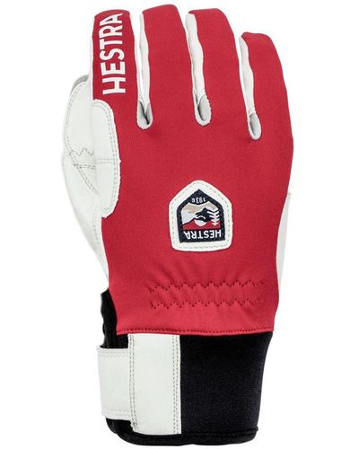 Hestra Ergo Grip Windstopper Race Glove - Red