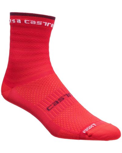 Castelli Rosso Corsa 11 Sock - Red