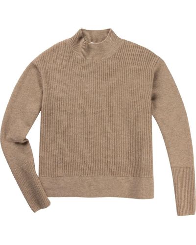 FALKE Chunky Mock Sweater - Brown