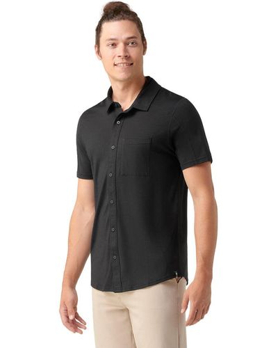 Smartwool Short-Sleeve Button Down Shirt - Black