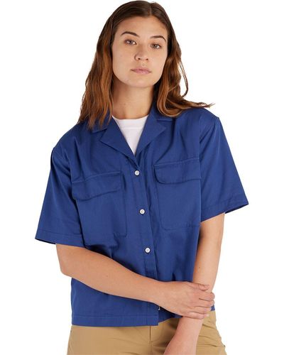 Marmot Muir Camp Short-sleeve Shirt - Blue