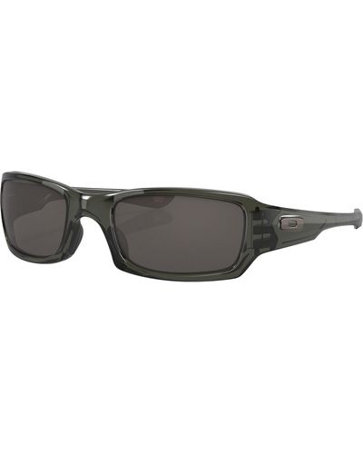 Oakley Fives Squared Sunglasses Smoke/Warm - Gray