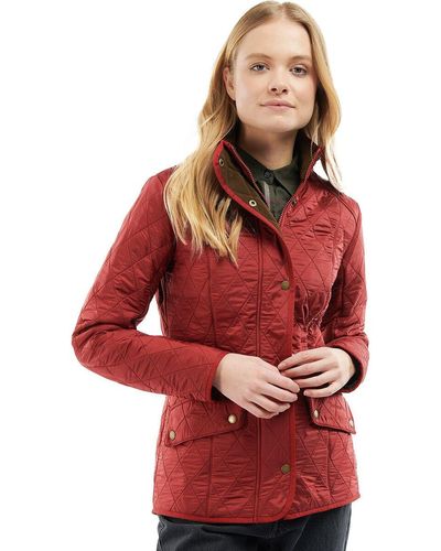 Barbour Cavalry Polarquilt Jacket - Red