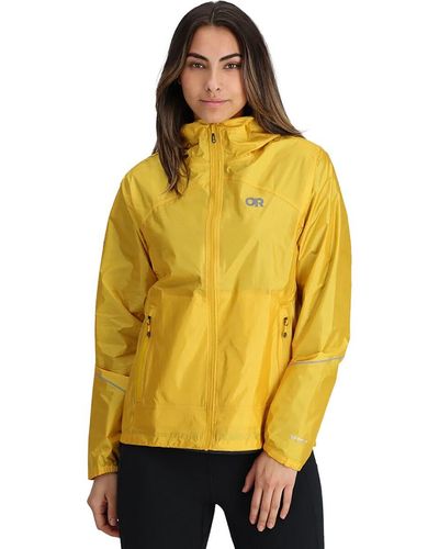 Outdoor Research Helium Rain Jacket - Yellow
