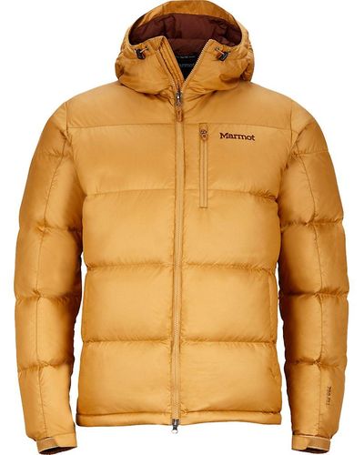 Marmot Guides Down Hooded Jacket - Yellow