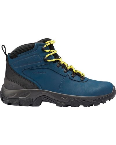 Columbia Newton Ridge Plus Ii Waterproof Hiking Boot - Blue