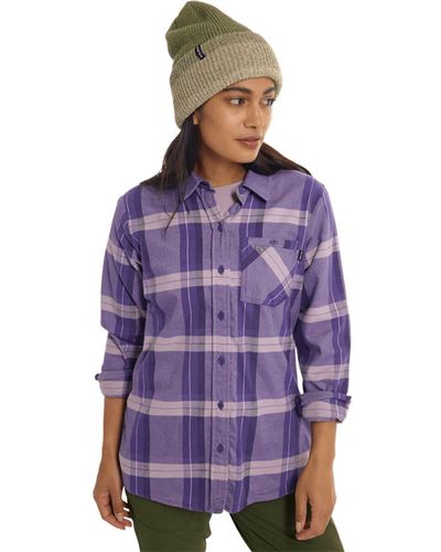 Burton Favorite Long-Sleeve Flannel - Purple