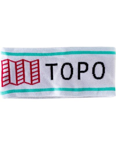 Topo Knit Headband - Blue