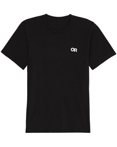 Outdoor Research Lockup Back Logo T-Shirt - Black