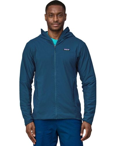 Patagonia Nano-Air Light Hybrid Insulated Hooded Jacket - Blue