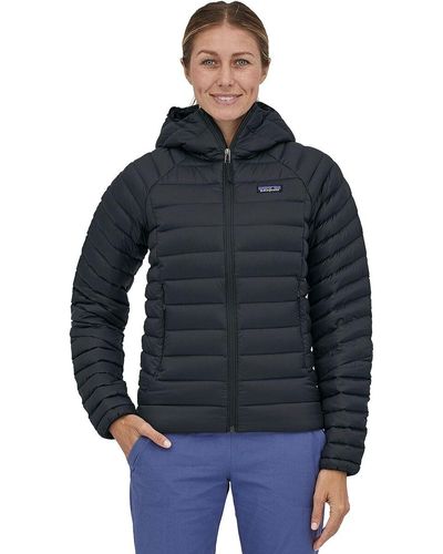 Patagonia Down Sweater Full-Zip Hooded Jacket - Black