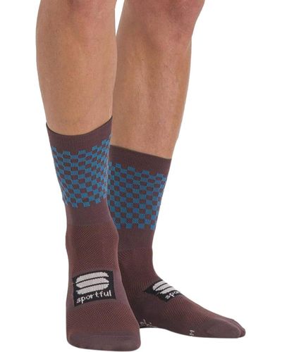 Sportful Checkmate Sock - Blue