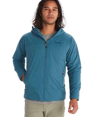 Superdry Hooded Hybrid Trekker Jacket in Blue for Men