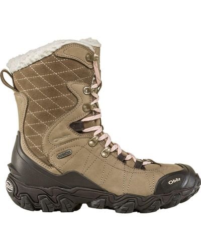 Obōz Bridger 9In Insulated B-Dry Wide Boot - Brown