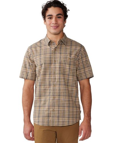 Mountain Hardwear Big Cottonwood Short-Sleeve Shirt - Brown