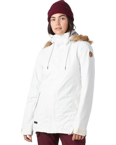 Volcom Fawn Insulated Jacket - White