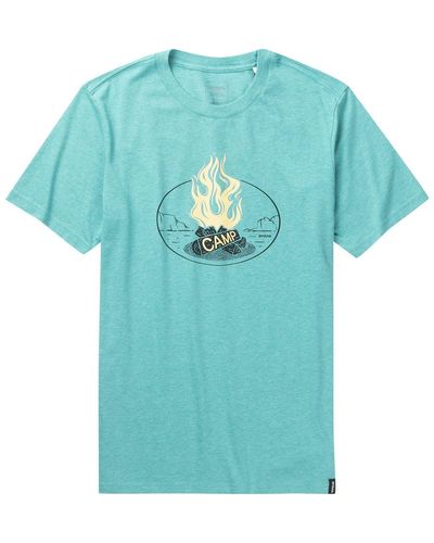 Prana Camp Fire Journeyman 2 Shirt - Blue