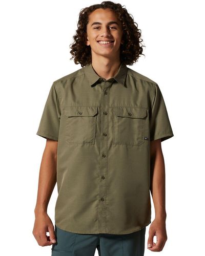 Mountain Hardwear Canyon Short-Sleeve Shirt - Green