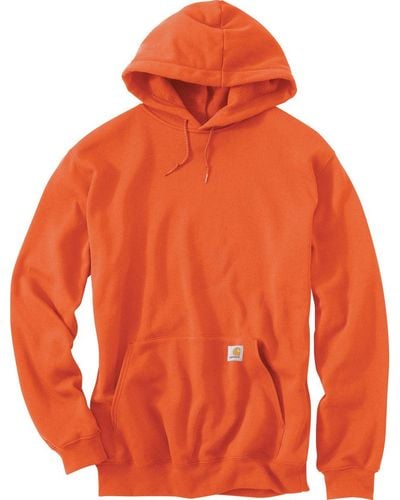 Carhartt Midweight Pullover Hooded Sweatshirt - Orange