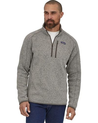 Patagonia Better Sweater 1/4-Zip Fleece Jacket - Gray