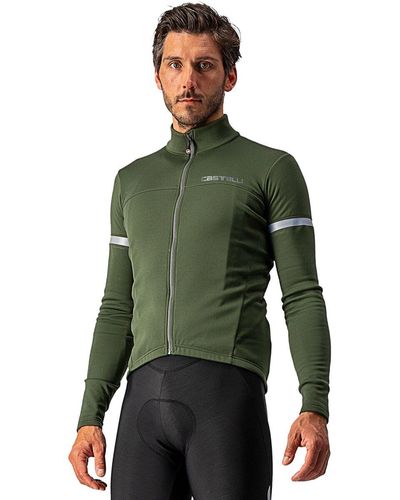 Castelli Fondo Full-Zip Long-Sleeve Jersey - Green