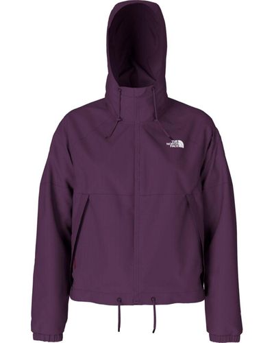 The North Face Antora Rain Hooded Jacket - Purple