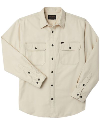 Filson Field Flannel Shirt - Natural