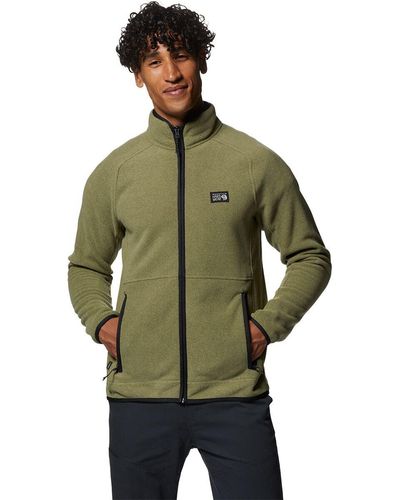 Mountain Hardwear Polartec Double Brushed Full-Zip Jacket - Green